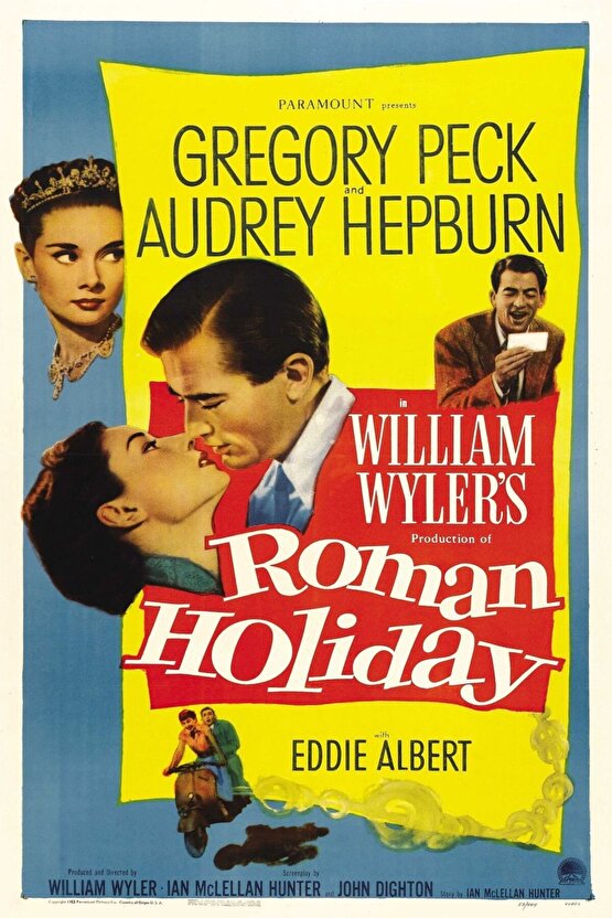 Roman Holiday (1953) 2 AFİŞ - POSTER ( FOLYO ) - AFİŞ - POSTER-5524