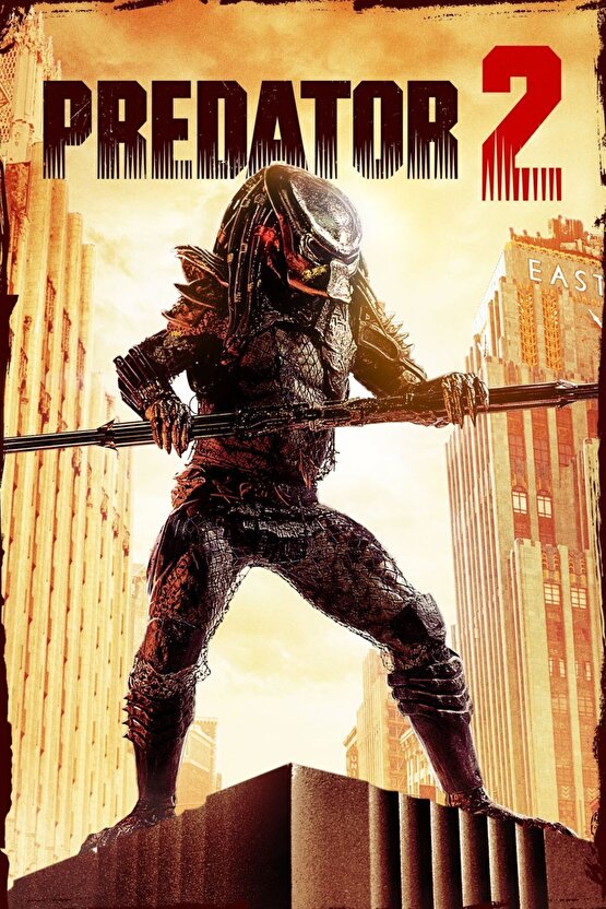 Predator 2 (1990) 1 AFİŞ - POSTER ( FOLYO ) - AFİŞ - POSTER-5181