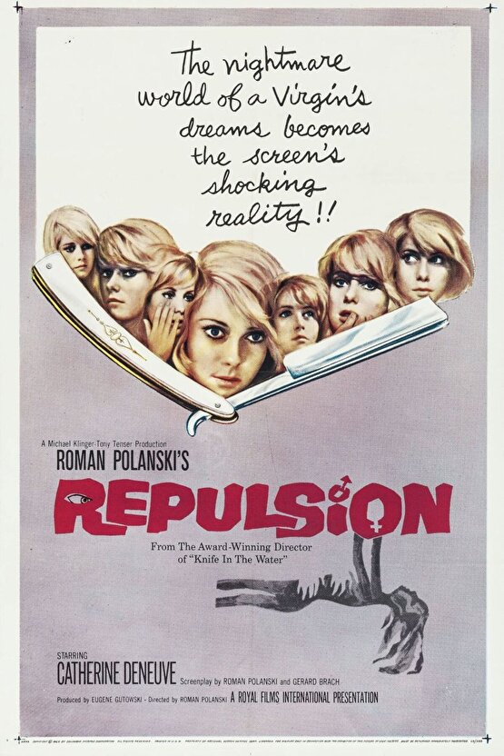 Repulsion (1965) AFİŞ - POSTER ( FOLYO ) - AFİŞ - POSTER-5389