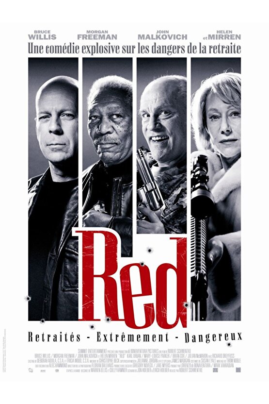 RED (2010) 5 AFİŞ - POSTER ( FOLYO ) - AFİŞ - POSTER-5356