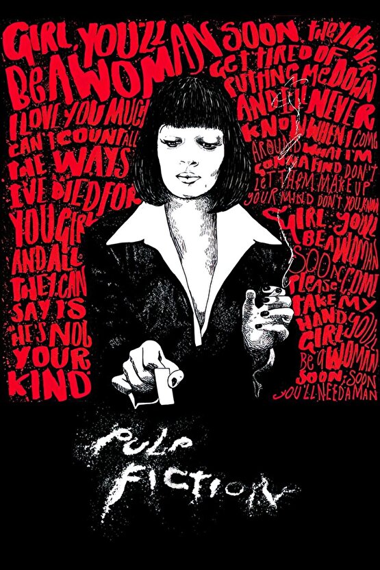 Pulp Fiction (1994) 0003 AFİŞ - POSTER ( FOLYO ) - AFİŞ - POSTER-5227