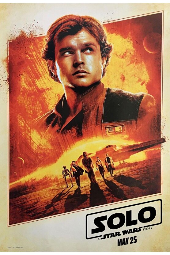 Solo A Star Wars Story (2018) 4 AFİŞ - POSTER ( FOLYO ) - AFİŞ - POSTER-5814