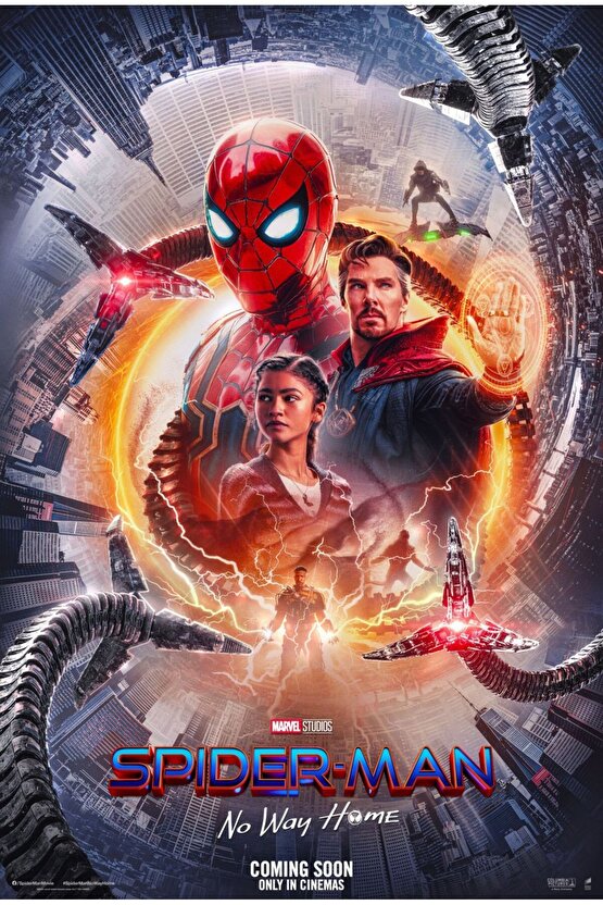 Spider-Man No Way Home (2021) 0001 AFİŞ - POSTER ( FOLYO ) - AFİŞ - POSTER-5975