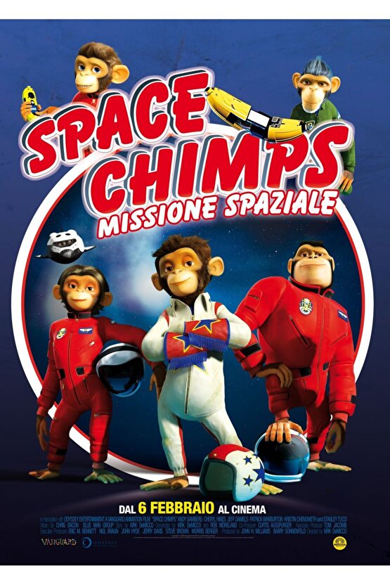 Space Chimps (2008) AFİŞ - POSTER ( FOLYO ) - AFİŞ - POSTER-5858