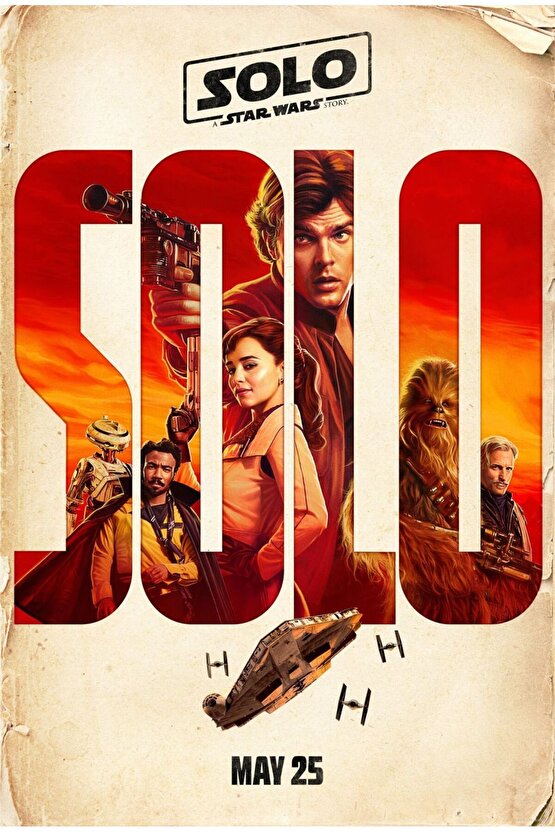 Solo A Star Wars Story (2018) 2 AFİŞ - POSTER ( FOLYO ) - AFİŞ - POSTER-5812