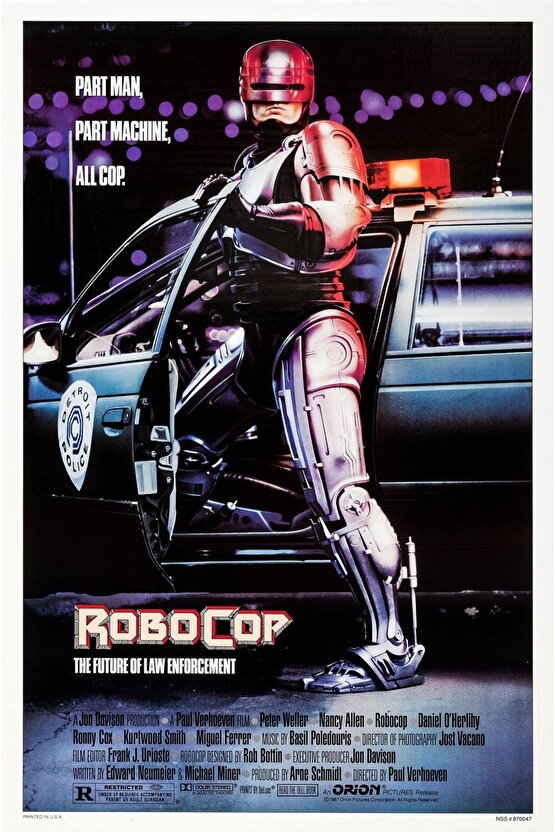 RoboCop (1987) 1 AFİŞ - POSTER ( FOLYO ) - AFİŞ - POSTER-5488