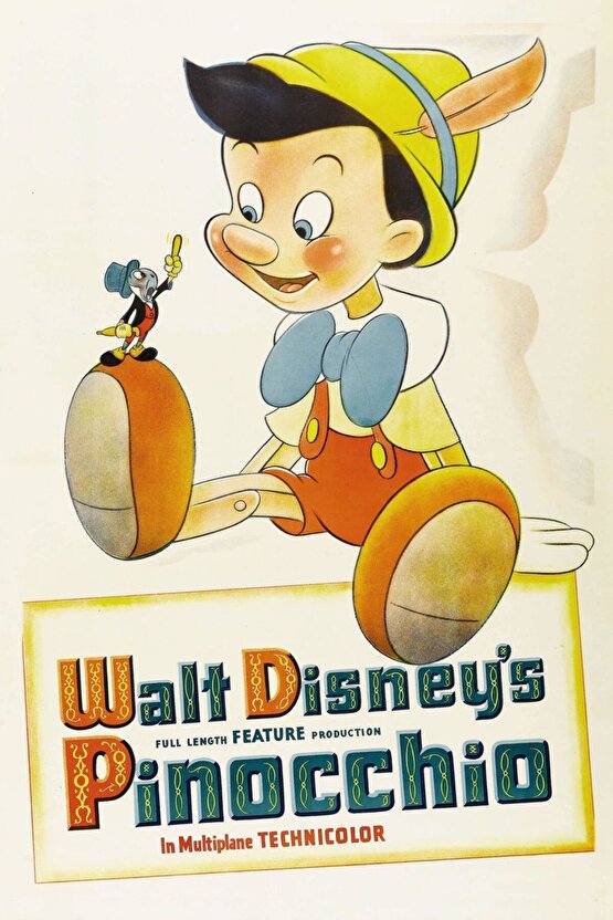 Pinocchio (1940) 5 ( FOLYO ) - AFİŞ - POSTER-5049