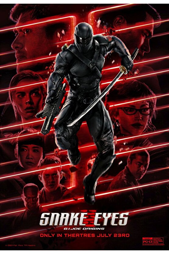 Snake Eyes G.I. Joe Origins (2021) 10 AFİŞ - POSTER ( FOLYO ) - AFİŞ - POSTER-5788