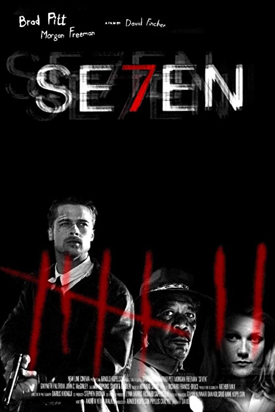 Se7en - Seven (1995) 0009 AFİŞ - POSTER ( FOLYO ) - AFİŞ - POSTER-5667