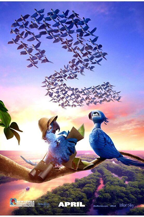 Rio 2 (2014) 1 AFİŞ - POSTER ( FOLYO ) - AFİŞ - POSTER-5448