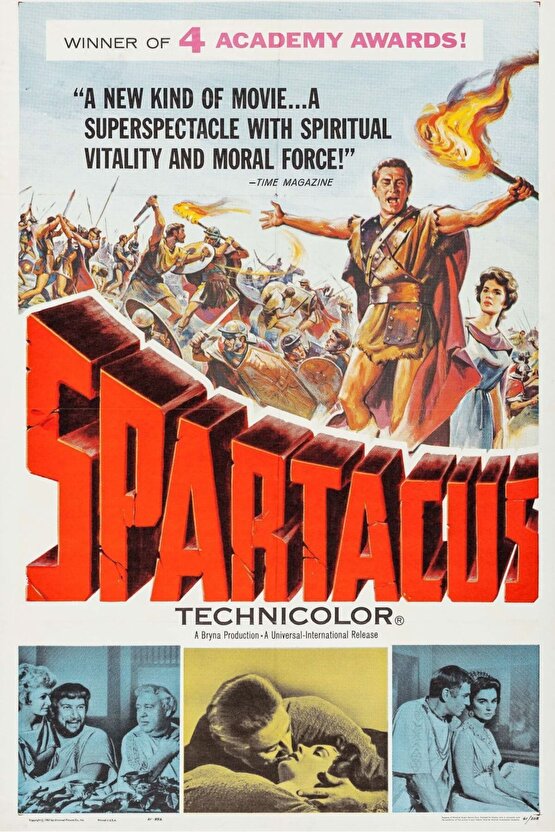 Spartacus (1960) 1 AFİŞ - POSTER ( FOLYO ) - AFİŞ - POSTER-5872