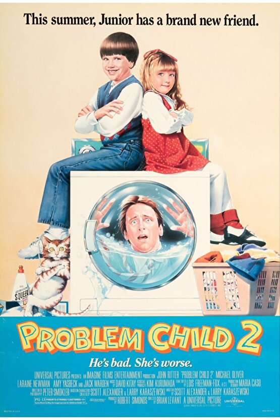 Problem Child 2 (1991) AFİŞ - POSTER ( FOLYO ) - AFİŞ - POSTER-5208