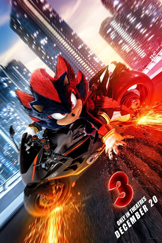 Sonic the Hedgehog 3 (2024) 0004 AFİŞ - POSTER ( FOLYO ) - AFİŞ - POSTER-5843