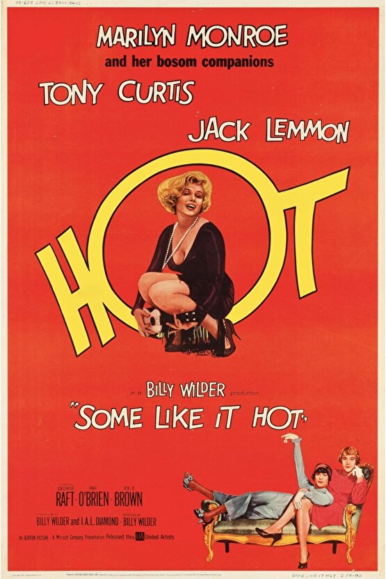 Some Like It Hot (1959) AFİŞ - POSTER ( FOLYO ) - AFİŞ - POSTER-5824