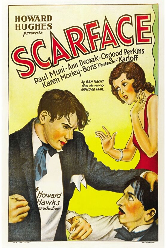 Scarface (1932) AFİŞ - POSTER ( FOLYO ) - AFİŞ - POSTER-5595