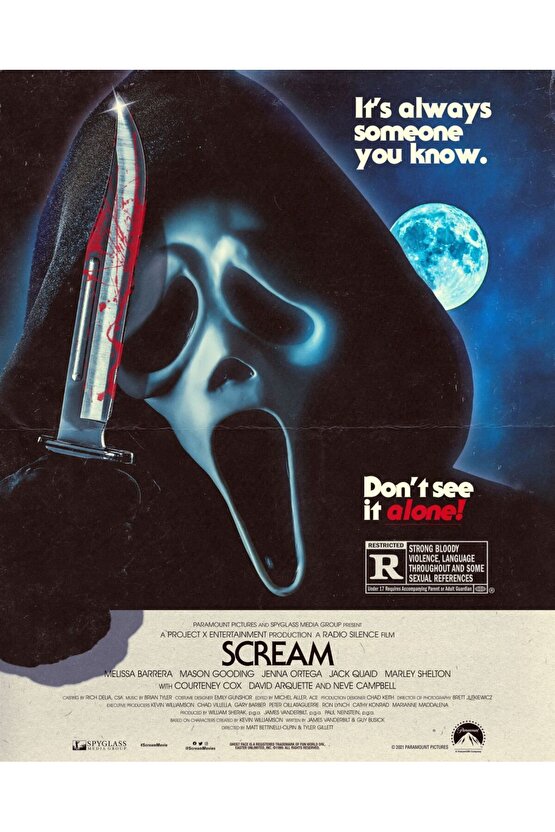 Scream (2022) 11 AFİŞ - POSTER ( FOLYO ) - AFİŞ - POSTER-5642