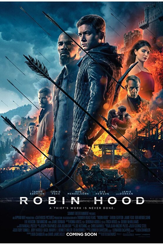 Robin Hood (2018) 12 AFİŞ - POSTER ( FOLYO ) - AFİŞ - POSTER-5485