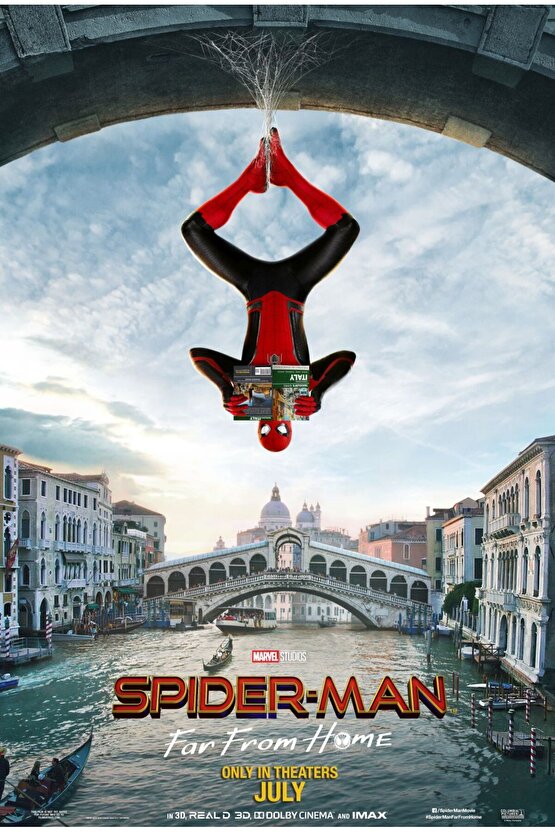 Spider-Man Far from Home (2019) 3 AFİŞ - POSTER ( FOLYO ) - AFİŞ - POSTER-5932