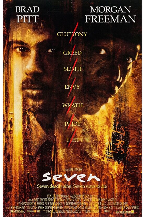 Se7en - Seven (1995) 0001 AFİŞ - POSTER ( FOLYO ) - AFİŞ - POSTER-5659