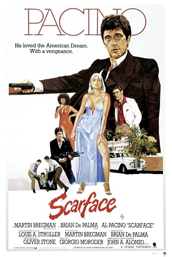 Scarface (1983) 1 AFİŞ - POSTER ( FOLYO ) - AFİŞ - POSTER-5596