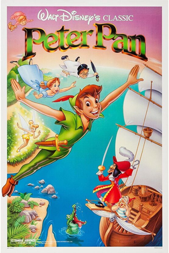 Peter Pan (1953) 1 ( FOLYO ) - AFİŞ - POSTER-5021