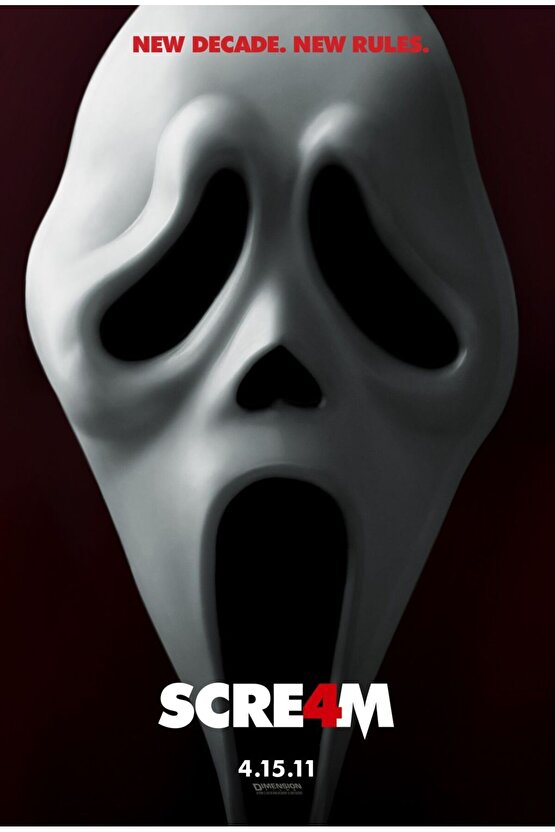 Scream 4 (2011) 1 AFİŞ - POSTER ( FOLYO ) - AFİŞ - POSTER-5648