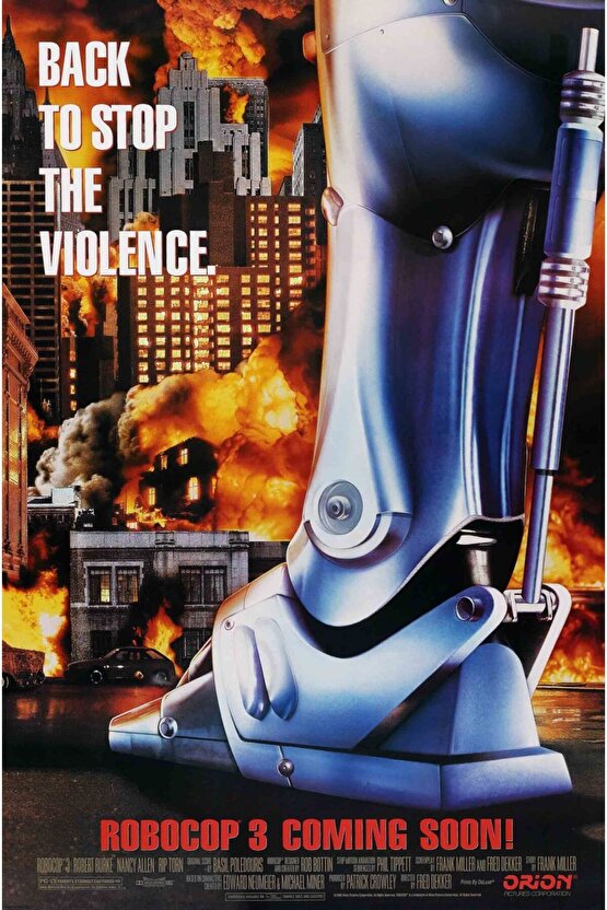 RoboCop 3 (1993) AFİŞ - POSTER ( FOLYO ) - AFİŞ - POSTER-5495