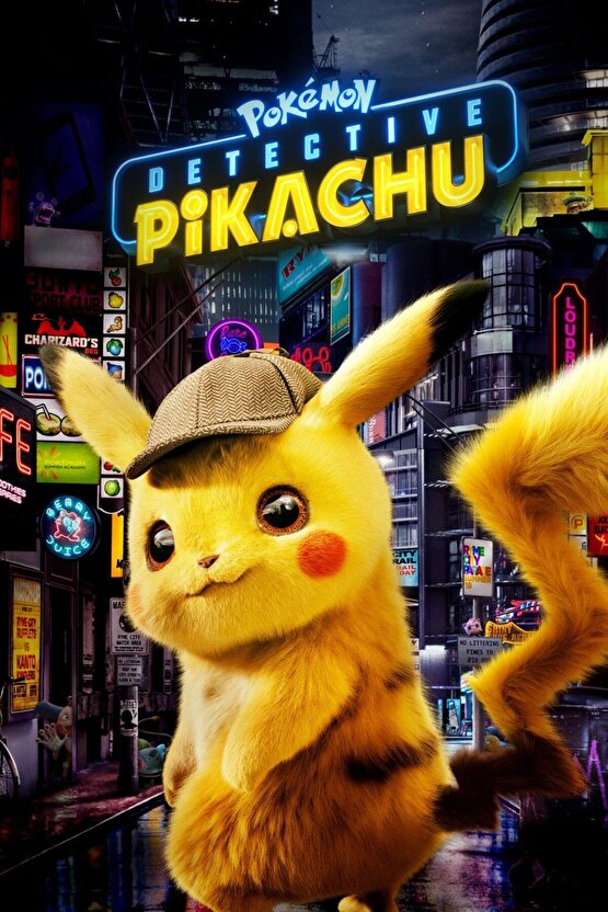 Pokemon Detective Pikachu (2019) ( FOLYO ) - AFİŞ - POSTER-5131