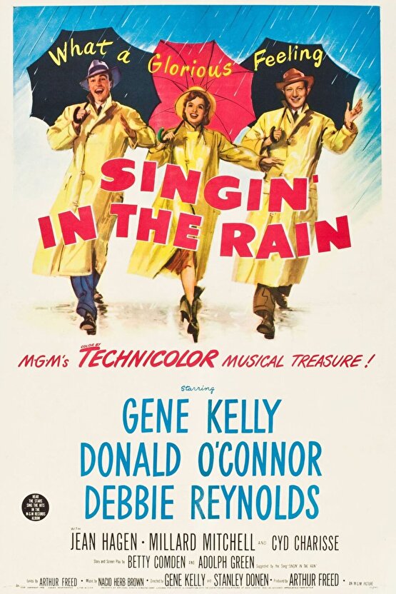 Singin in the Rain (1952) 2 AFİŞ - POSTER ( FOLYO ) - AFİŞ - POSTER-5759