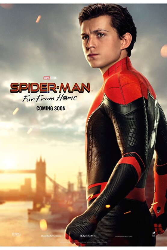 Spider-Man Far From Home (2019) 10 AFİŞ - POSTER ( FOLYO ) - AFİŞ - POSTER-5938