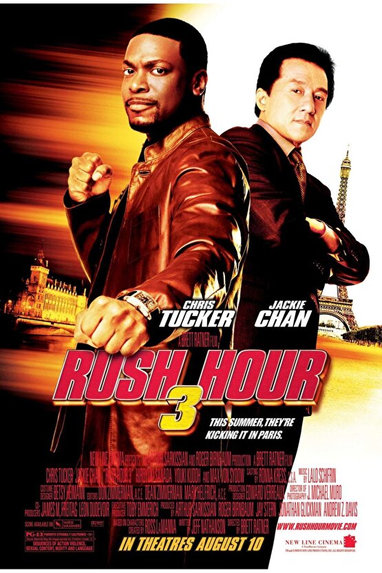 Rush Hour 3 (2007) AFİŞ - POSTER ( FOLYO ) - AFİŞ - POSTER-5544