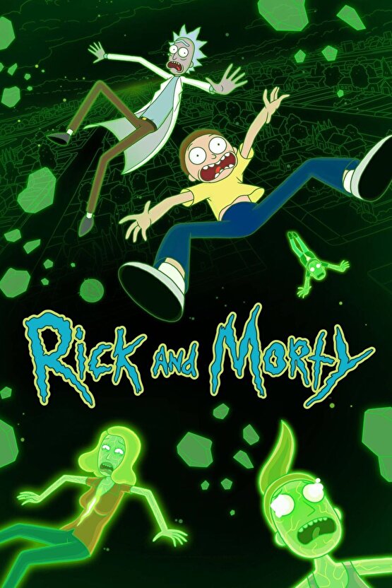 Rick and Morty (2013) 3 AFİŞ - POSTER ( FOLYO ) - AFİŞ - POSTER-5434