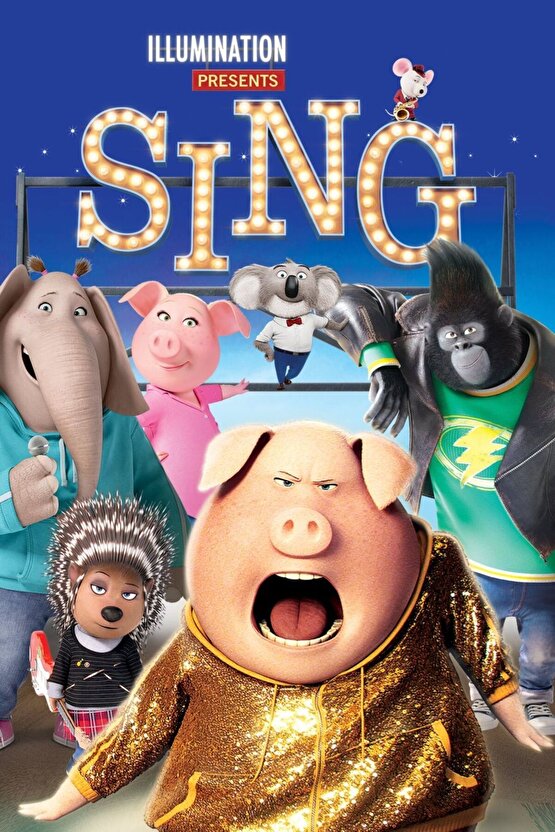 Sing (2016) AFİŞ - POSTER ( FOLYO ) - AFİŞ - POSTER-5754