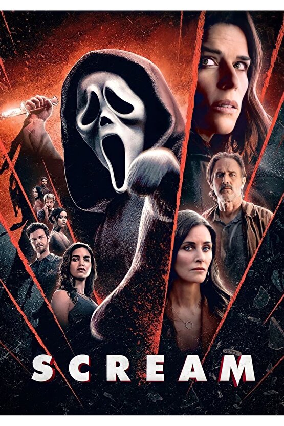 Scream (2022) 1 AFİŞ - POSTER ( FOLYO ) - AFİŞ - POSTER-5636