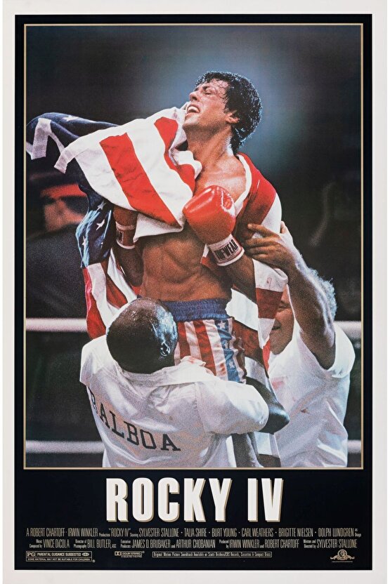 Rocky IV (1985) 3 AFİŞ - POSTER ( FOLYO ) - AFİŞ - POSTER-5514