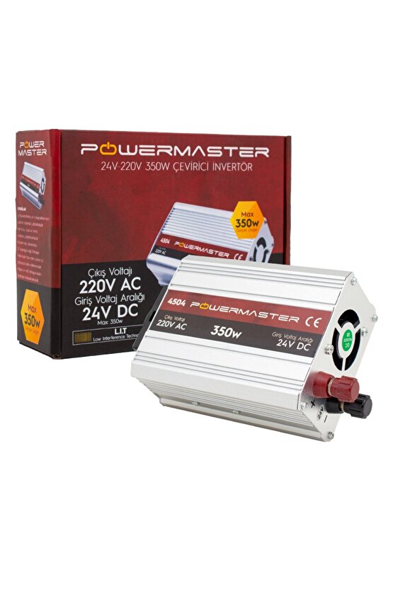 DXT POWERMASTER PM 4504 24 VOLT 350 WATT MODIFIED SINUS INVERTER