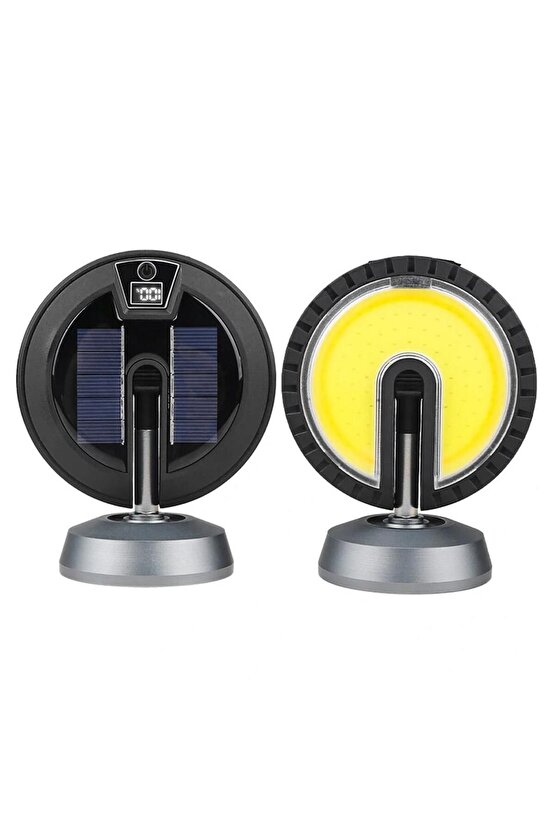 Powermaster Pm-24564 25 Watt Usb - Type-c Girişli Cob Ledli Tek Yönlü 180 Derece Solar Çalışma Lamba