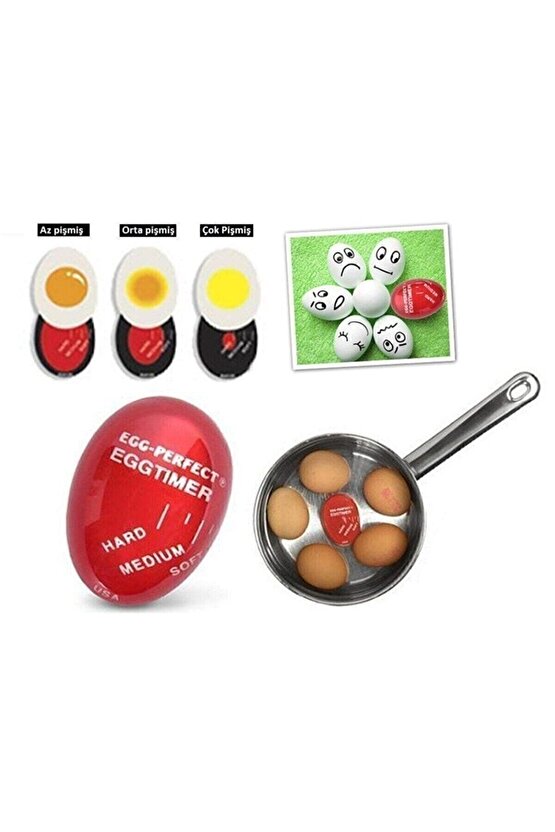 Yumurta Zamanlayıcı Egg Timer Pişirme Haşlama Süresi Aparatı Zaman Ayarlama Göstergesi