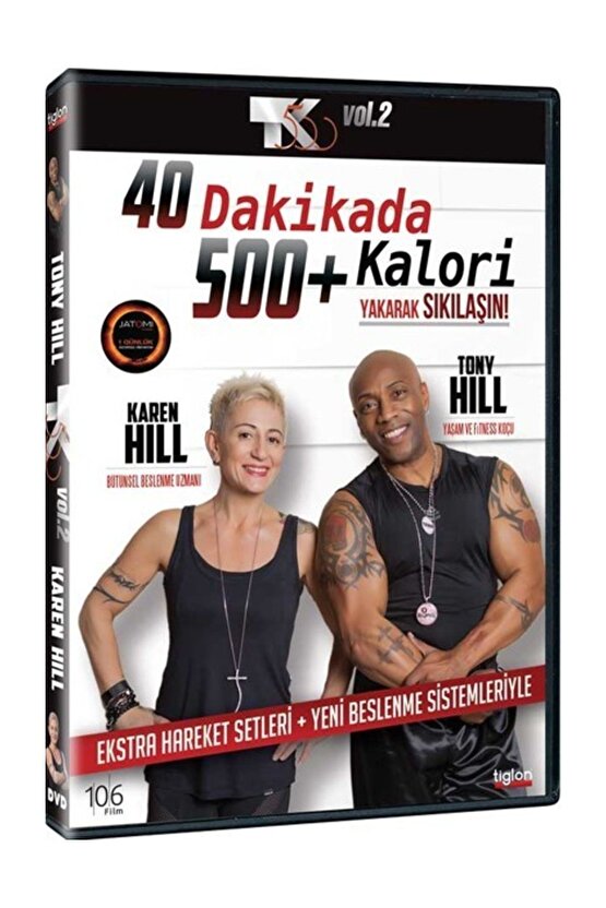 DVD-Tk 500 Vol 2 - 40 Dakikada 500+ Kalori Yakarak Sıkılaşın