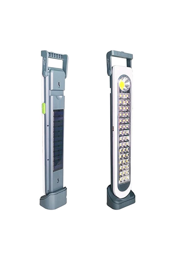 45 Ledli 45w Solarlı+şarjlı Işıldak (4434)