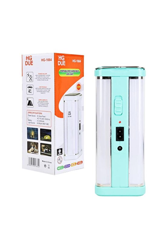 Hans Shopzum Hg-1664 80 Ledli Solarli Şarjli Işildak