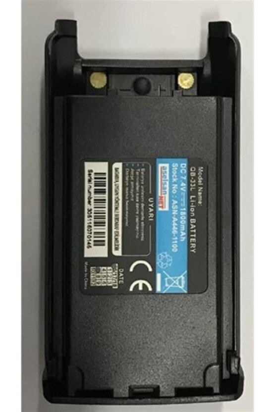 Asn-446-1100 Qb-33l Dc 7.4v 1800mah Lı-ıon Batarya