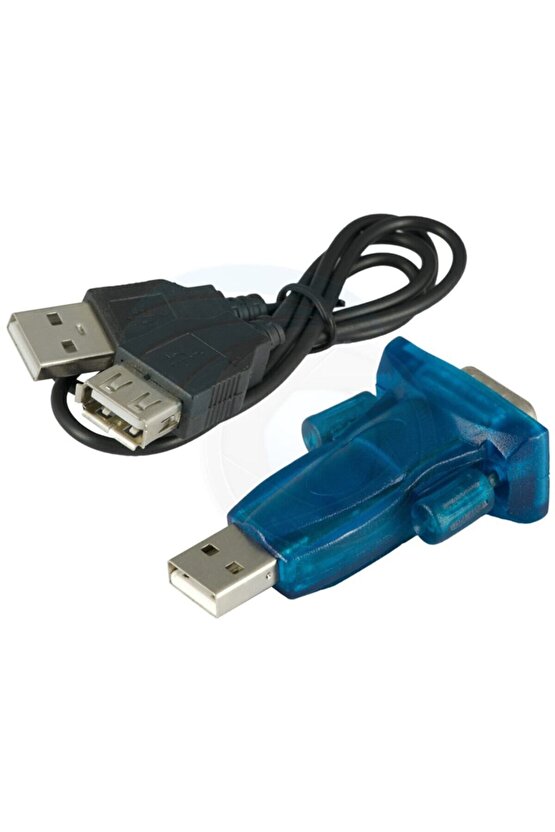 Usb To Rs232 Erkek Çevirici Adaptör Db9 9 Pin Seri Çevirici