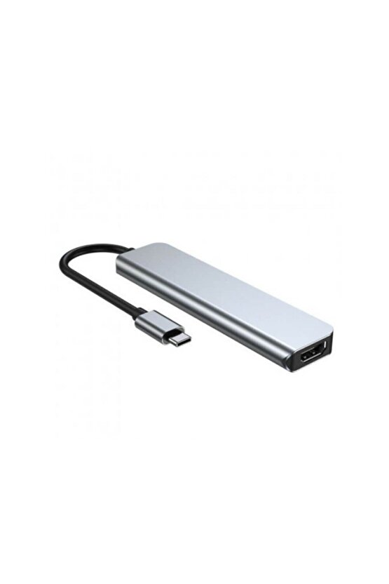 6 In 1 Type-c 3.1 Usb-c To Hdmı  2 Usb 3.0  Usb-c Pd  Sd  Tf