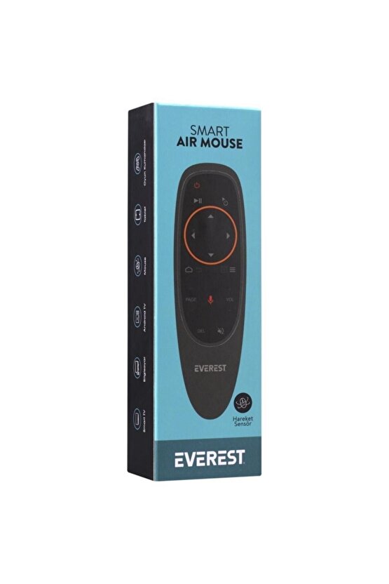 Ev-hm20 Seslı Komut Gyro Hava Haraket Tv Box Bılgısayar Smart Tv Aır Mouse Ve Kumanda