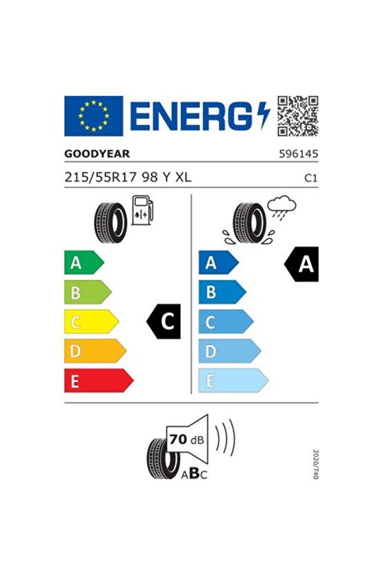 21555r17 98y Eagle Sport 2 Uhp Xl Fp Oto Yaz Lastiği (ÜRETİM YILI: 2024)