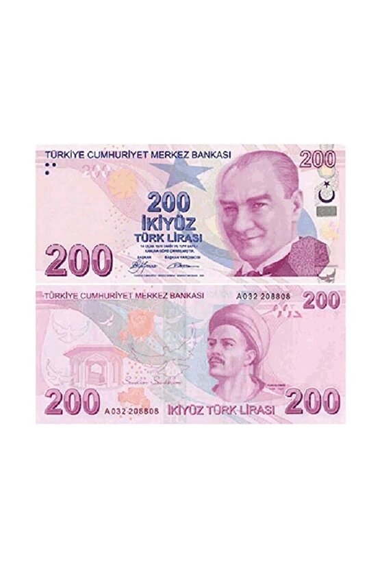 Geçersiz Düğün Sahte Şaka Oyun Parası 100 Adet 200 Tl