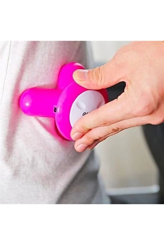 Buffer® 3 Başlıklı Titreşimli Usb Şarjlı Mini El Masaj Aleti