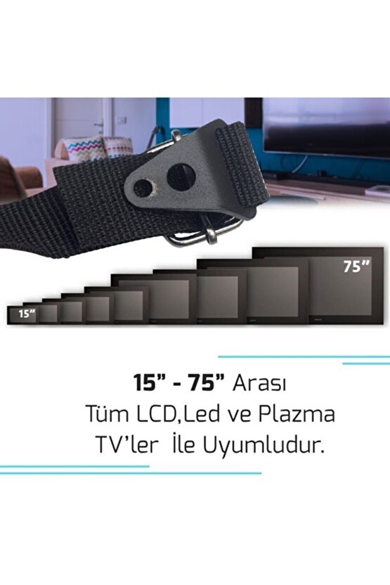 ShopZum PWR-1575 15 - 75 LCD GÜVENLİK KEMERİ (LCD VE BEBEK GÜVENLİK KEMERİ)