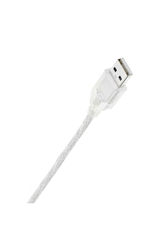 16731 Usb 2.0 Şeffaf Usb Ammini 5 Pin Kablo 5 Metre